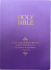 KJV Holy Bible, Delight Yourself in the Lord Life Verse Edition, Large Print, Royal Purple Ultrasoft: (Red Letter) By Whitaker House Cover Image
