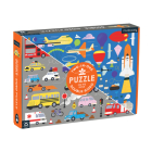 On the Move 100 Piece Double-Sided Puzzle By Mudpuppy, Nous Vous (Illustrator) Cover Image