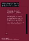 Osternacht Und Altes Testament - Ergaenzungsband: Vertonung Des Vigilvorschlags Durch Godehard Joppich (Oesterreichische Biblische Studien #33) By Georg Braulik (Editor), Georg Braulik, Norbert Lohfink Cover Image
