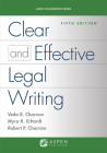 Clear and Effective Legal Writing (Aspen Coursebook) Cover Image
