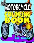 Motorcycle Coloring Book Cover Image