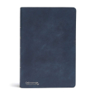 CSB (in)courage Devotional Bible, Navy Genuine Leather By (in)courage, CSB Bibles by Holman, Denise J. Hughes (Editor) Cover Image