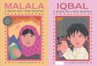 Malala, a Brave Girl from Pakistan/Iqbal, a Brave Boy from Pakistan: Two Stories of Bravery By Jeanette Winter, Jeanette Winter (Illustrator) Cover Image