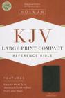 KJV Large Print Compact Reference Bible, Charcoal LeatherTouch By Holman Bible Staff (Editor) Cover Image