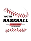 Youth Baseball Scorecards With Lineup Cards: 50 Scorecards For Baseball and Softball By Jose Waterhouse Cover Image