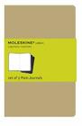 Moleskine Cahier Journal (Set of 3), Pocket, Plain, Kraft Brown, Soft Cover (3.5 x 5.5): set of 3 Plain Journals (Cahier Journals) Cover Image