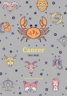 Cancer Zodiac Journal: A Cute Journal for Lovers of Astrology and Constellations (Astrology Blank Journal, Gift for Women) By Cerridwen Greenleaf Cover Image