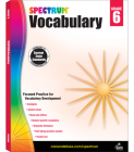 Spectrum Vocabulary, Grade 6 By Spectrum (Compiled by) Cover Image