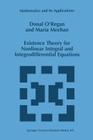 Existence Theory for Nonlinear Integral and Integrodifferential Equations (Mathematics and Its Applications #445) Cover Image