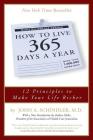 How To Live 365 Days A Year By MD Schindler, John A. Cover Image