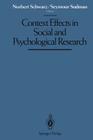 Context Effects in Social and Psychological Research Cover Image