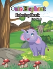 Cute Elephant Coloring Book For Kids: Make the book easy for your kid to color. By Elephant Book Publishing Cover Image