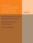 Mathematical Tables Part-Volume B: The Airy Integral By J. C. P. Miller Cover Image