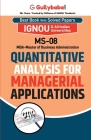 MS-08 Quantitative Analysis for Managerial Applications By Gullybaba Com Panel Cover Image