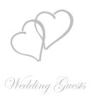 Wedding Guest Book, Bride and Groom, Special Occasion, Comments, Gifts, Well Wish's, Wedding Signing Book with Silver Love Hearts (Hardback) Cover Image