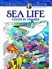 Creative Haven Sea Life Color by Number Coloring Book Cover Image