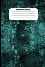 Composition Notebook: Grunge Pattern #1 in Green (100 Pages, College Ruled) Cover Image