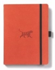 Dingbats* Wildlife A5 Orange Tiger Notebook - Lined  Cover Image
