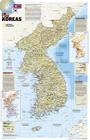 North Korea, South Korea, the Forgotten War: 2 Sided [Tubed] (National Geographic Reference Map) By National Geographic Maps - Reference Cover Image