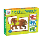 World of Eric Carle, Brown Bear 4 in a Box Puzzle Set By Eric Carle Cover Image