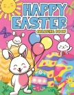 Happy Easter Coloring Book: A Fun Easter Coloring Book of Easter Bunnies, Eggs, Baskets, and More! By Summer Valley Cover Image