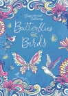 Butterflies and Birds: Inspriational Coloring Book for Adults Cover Image