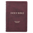 KJV Bible Thinline Burgundy  Cover Image