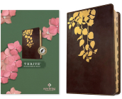 NLT Thrive Devotional Bible for Women (Leatherlike, Cascade Deep Brown, Indexed) Cover Image