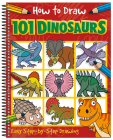 How to Draw 101 Dinosaurs By Barry Green, Barry Green (Illustrator) Cover Image