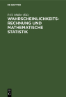 Wahrscheinlichkeitsrechnung Und Mathematische Statistik: Lexikon Der Stochastik By P. H. Müller (Editor) Cover Image