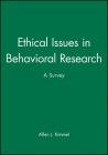 Ethical Issues Behavioral Research By Allan J. Kimmel Cover Image