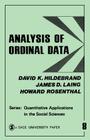 Analysis of Ordinal Data (Quantitative Applications in the Social Sciences #8) By David K. Hildebrand, James D. Laing, Howard L. Rosenthal Cover Image
