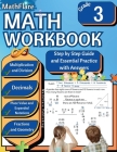 MathFlare - Math Workbook 3rd Grade: Math Workbook Grade 3: Addition, Subtraction, Multiplication and Division, Fractions, Decimals, Place Value, Expa Cover Image