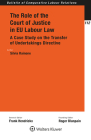 The Role of the Court of Justice in EU Labour Law: A Case Study on the Transfer of Undertakings Directive By Silvia Rainone Cover Image