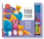 Felted Friends: Create Your Own Soft, Fuzzy Animals [With Felt, Felting Tool] By Klutz (Created by) Cover Image