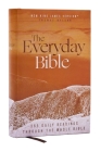 Nkjv, the Everyday Bible, Hardcover, Red Letter, Comfort Print: 365 Daily Readings Through the Whole Bible By Thomas Nelson Cover Image