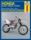 Honda XR250L, XR250R & XR400R 1986 thru 2004: 249cc, 397xx (Owners' Workshop Manual) Cover Image