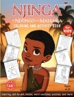 Njinga of Ndongo and Matamba Coloring and Activity Book Cover Image
