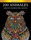 200 animales - Libro de colorear para adultos: [2 libros en 1] Diseños para aliviar el estrés para la relajación de adultos. VERSIÓN PDF GRATIS PARA D By Relaxing Art Cover Image