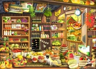 Brain Tree - Country Store 1000 Pieces Jigsaw Puzzle for Adults: With Droplet Technology for Anti Glare & Soft Touch By Brain Tree Games LLC (Created by) Cover Image
