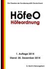Höfeordnung - HöfeO Cover Image