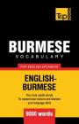 Burmese vocabulary for English speakers - 9000 words By Andrey Taranov Cover Image
