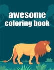 awesome coloring book: Christmas Coloring Pages with Animal, Creative Art Activities for Children, kids and Adults By Creative Color Cover Image