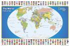National Geographic World for Kids Wall Map - Laminated (Poster Size: 36 X 24 In) (National Geographic Reference Map) By National Geographic Maps Cover Image