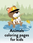 Animals Coloring Pages For Kids: Christmas books for toddlers, kids and adults By Creative Color Cover Image