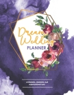 Dream Wedding Planner: Geometric Gold, Navy & Rose Bridal Checklist Book for Wedding Planning & Organization By Blissful Bride Wedding Planners Cover Image