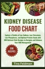 Kidney Disease Food Chart: Explore a Palette of Low-Sodium, Low-Potassium, Low-Phosphorus, and Optimal Protein Foods with 300 Nutrient-Rich Recip Cover Image