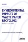 Environmental Impacts of Waste Paper Recycling By Yrjo Virtanen, Sten Nilsson Cover Image