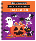 Brain Games - Sticker by Number: Halloween By Publications International Ltd, Brain Games, New Seasons Cover Image