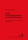 Areale Wortbildungsvarianten Des Standarddeutschen: Beiuntersuchung Zum Variantenwoerterbuch Des Deutschen By Ulrich Ammon (Editor), Birte Kellermeier-Rehbein Cover Image